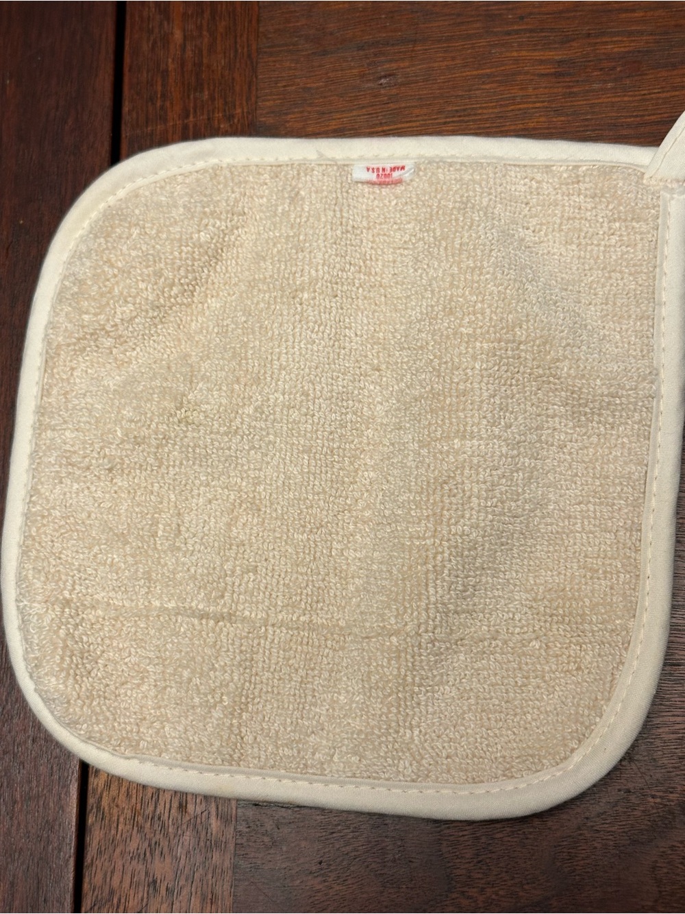 Mushroom butterfly Terry cloth potholder - Picture 5 of 9